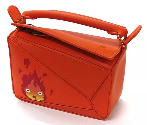 バッグ　カルシファー(オレンジ) パズルバッグ ミニ 「ロエベ×ハウルの動く城」 中古】バッグ カルシファー(オレンジ) パズルバッグ ミニ