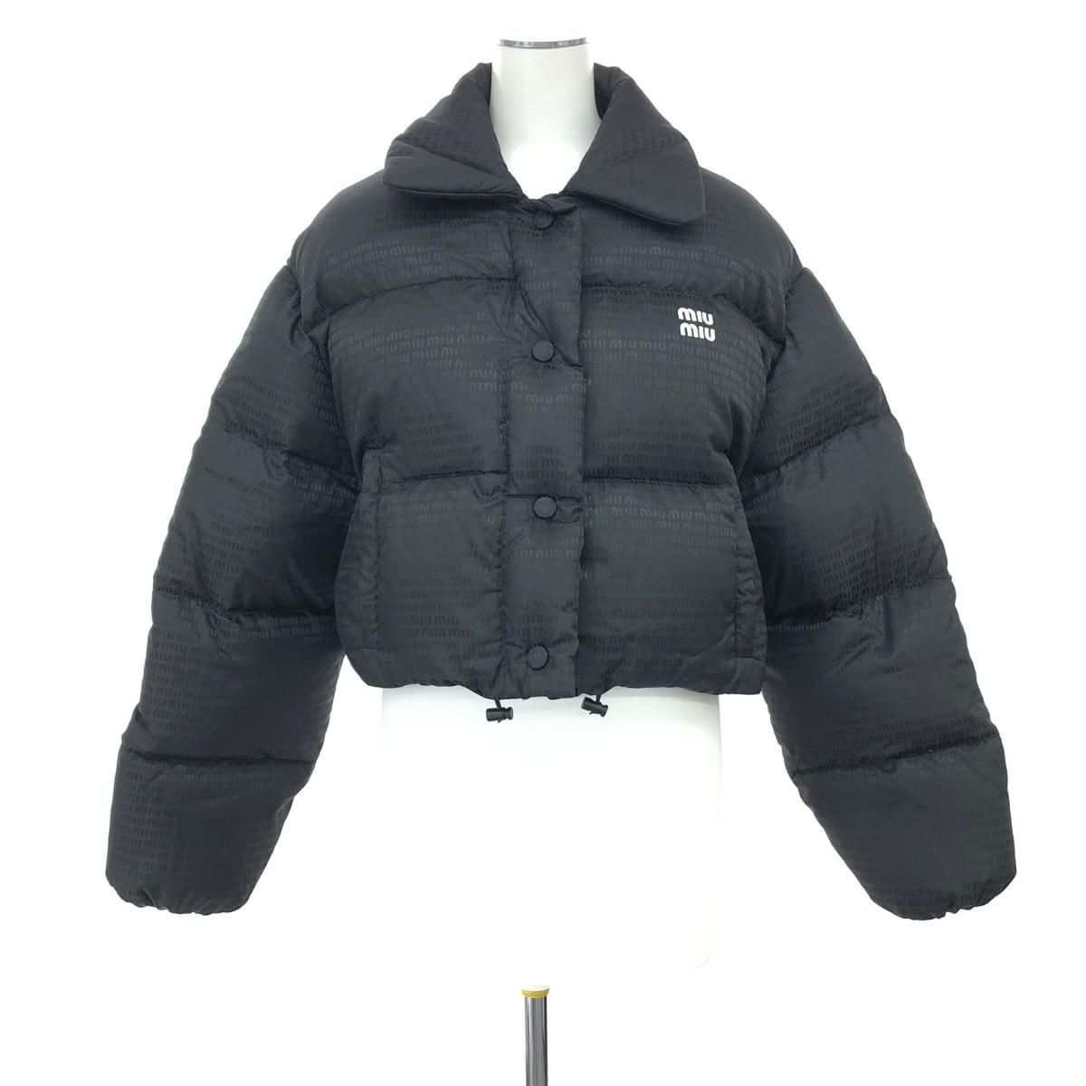 美品 miumiu ミュウミュウ 2023AW ダウンジャケット サイズ:40
