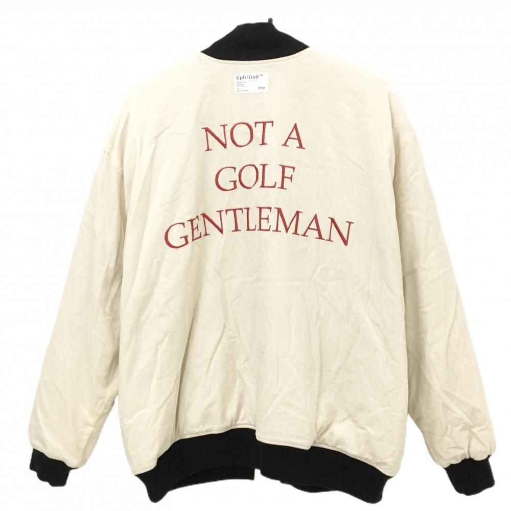 中綿コーデュロイジャケット アイボリー×黒