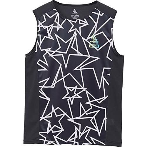 スボルメ(SVOLME) ランニング STAR ノースリーブ ランシャツ Sサイズ 7211-14900(010)ブラック
