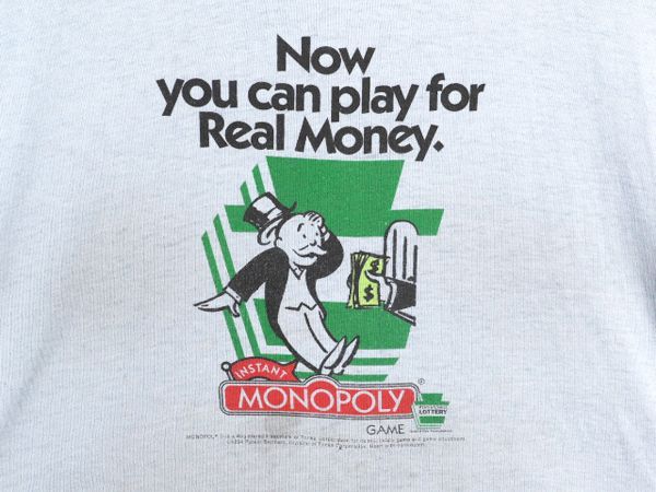 モノポリー monopoly tシャツ 90s お得なクーポン配布中!】 90s モノポリー キャラクター イラスト