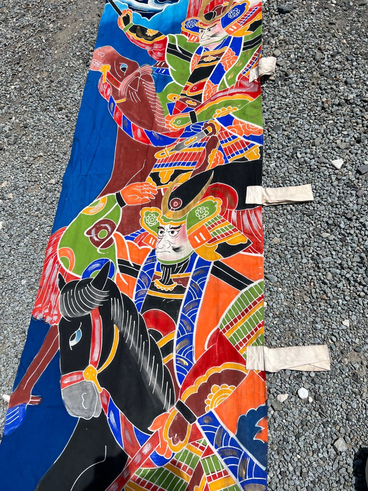 ⭐︎ のぼり旗 端午の節句 古布 旗 武者絵 武者のぼり - メルカリ