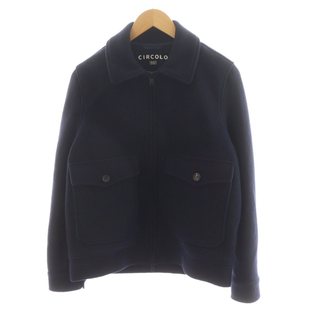 チルコロ1901 CIRCOLO1901 ジャケット ジップアップ ウール