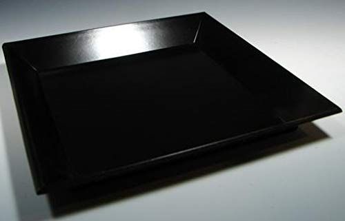 在庫処分】紫雲工房 木質 16.5×16.5cm 唐物 拝見盆 三器盆 日本