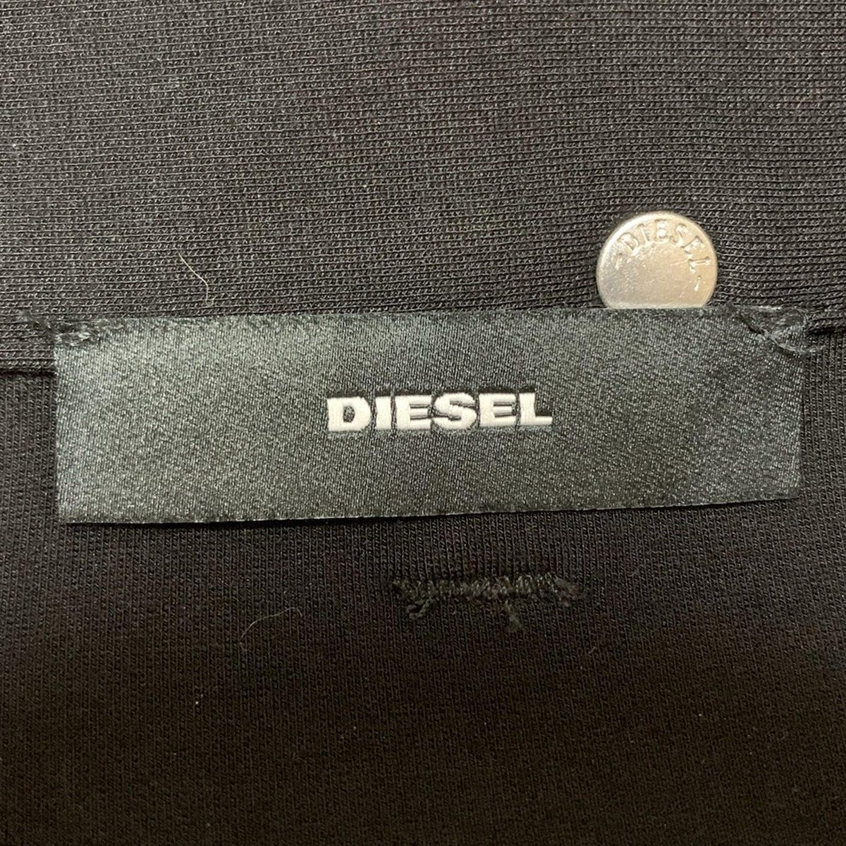 DIESEL ディーゼル ロングスカート サイズ27 M レディース - 黒×白 マキシ丈 GULLKHAN_COM