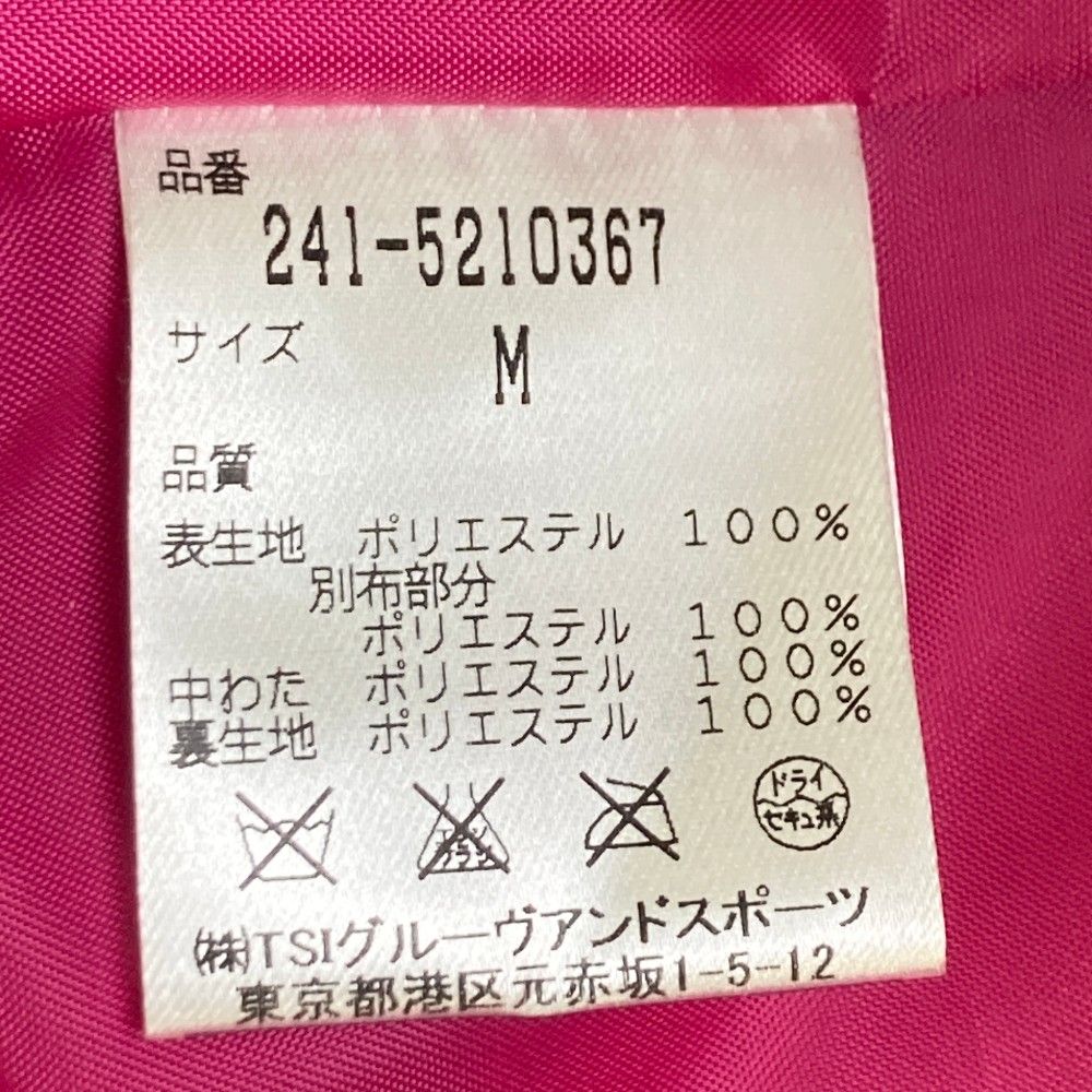 サイズ：M CALLAWAY キャロウェイ 2WAY 中綿ジャケット 花柄
