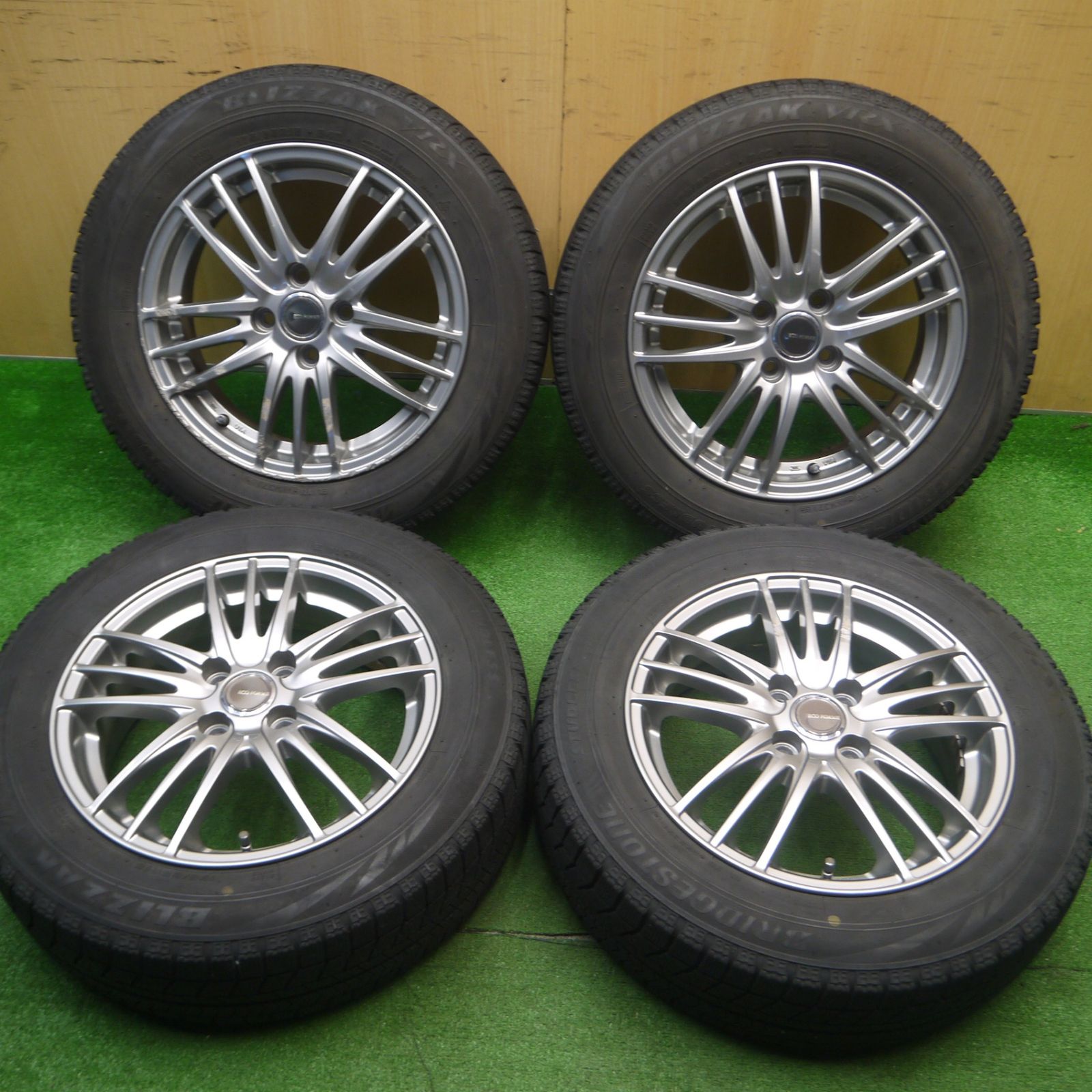 [送料無料] 4本価格スタッドレス 175/65R15 ブリヂストン ブリザック VRX ECO FORME エコフォルム 15インチ PCD100/4H4120203Hス