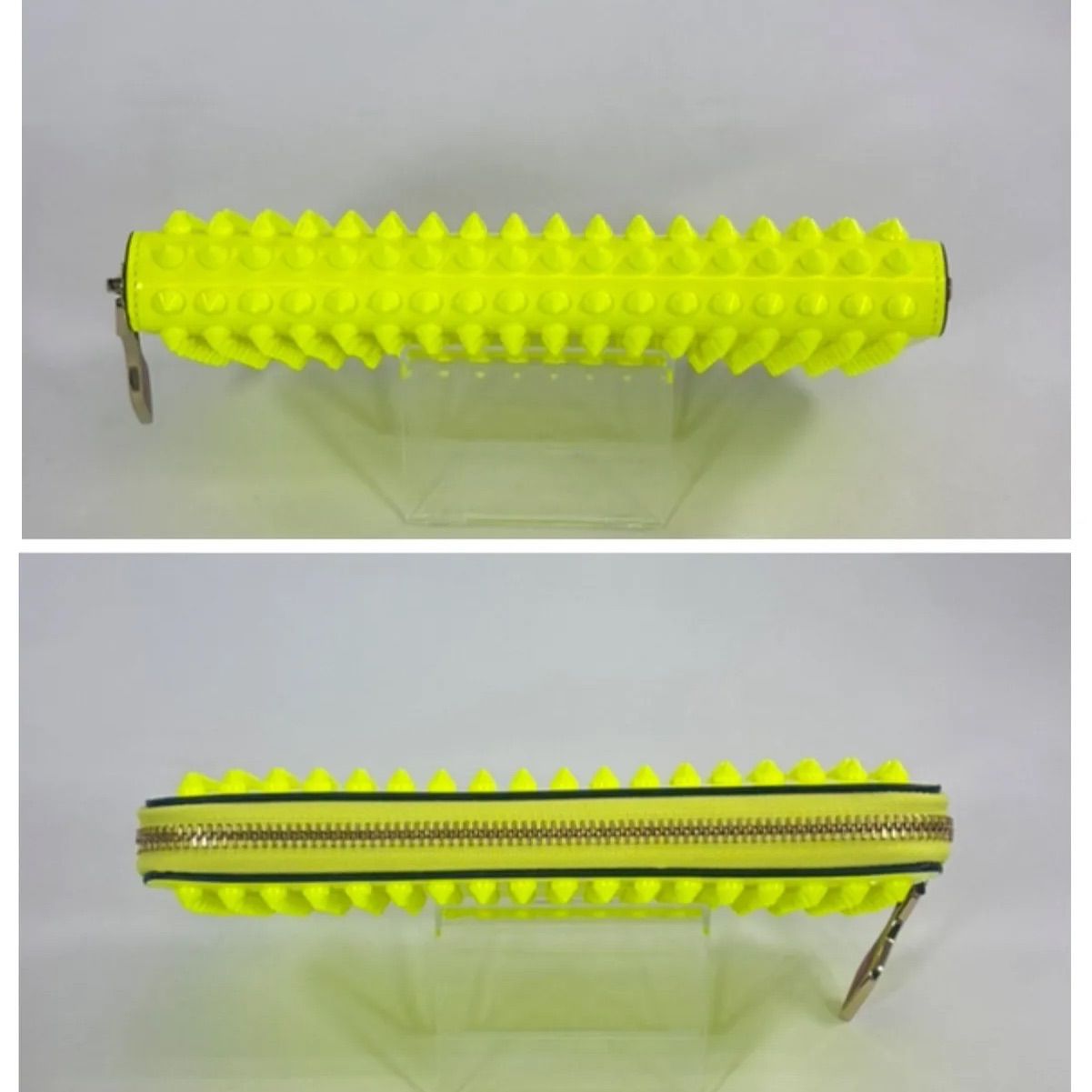 美品】 Christian Louboutin ルブタン エナメル スパイク