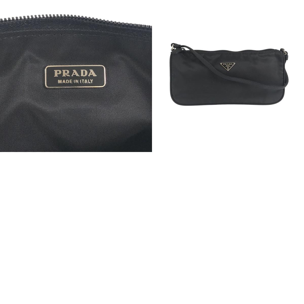プラダ PRADA アクセサリーポーチ MV633 ブラック ナイロン
