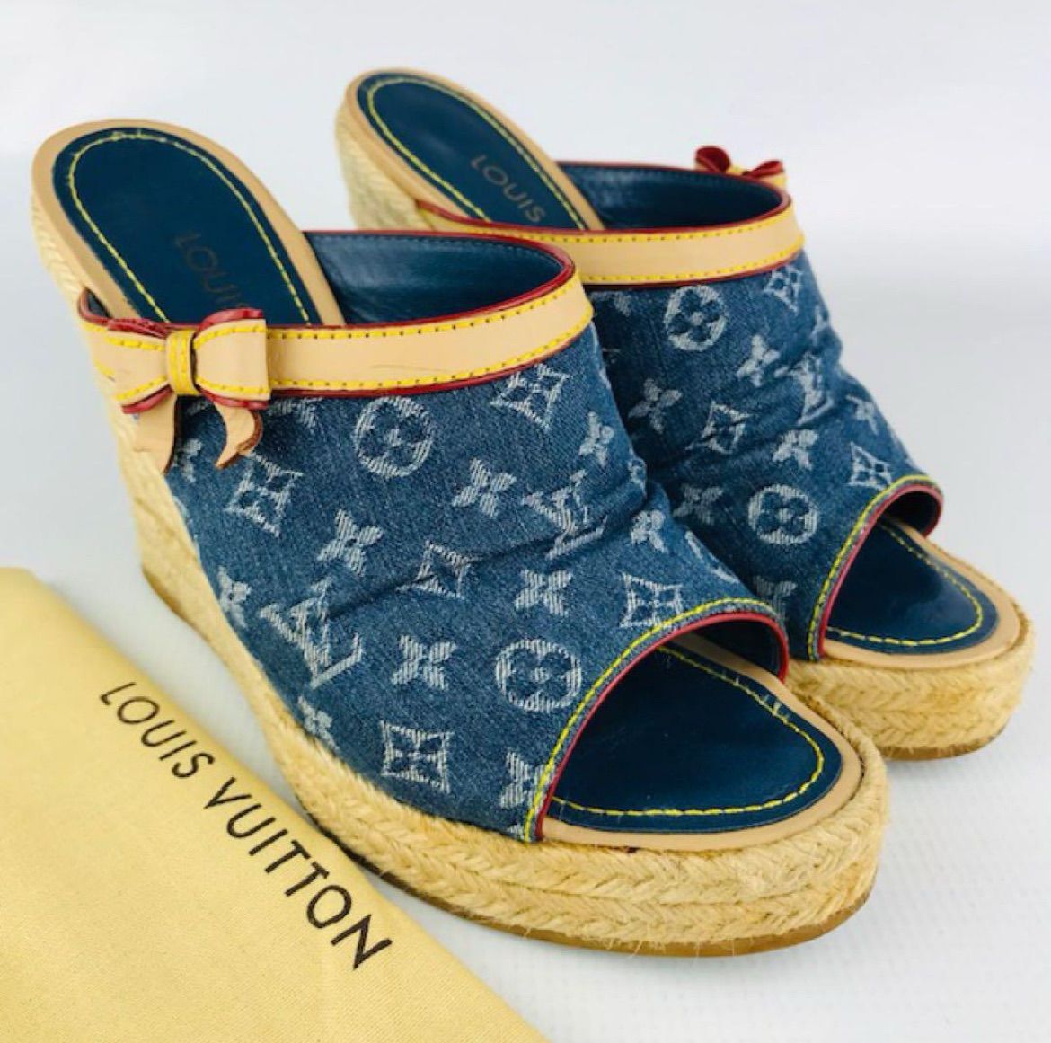 LOUIS VUITTON☆ルイヴィトン・レディース デニムレザー モノグラム