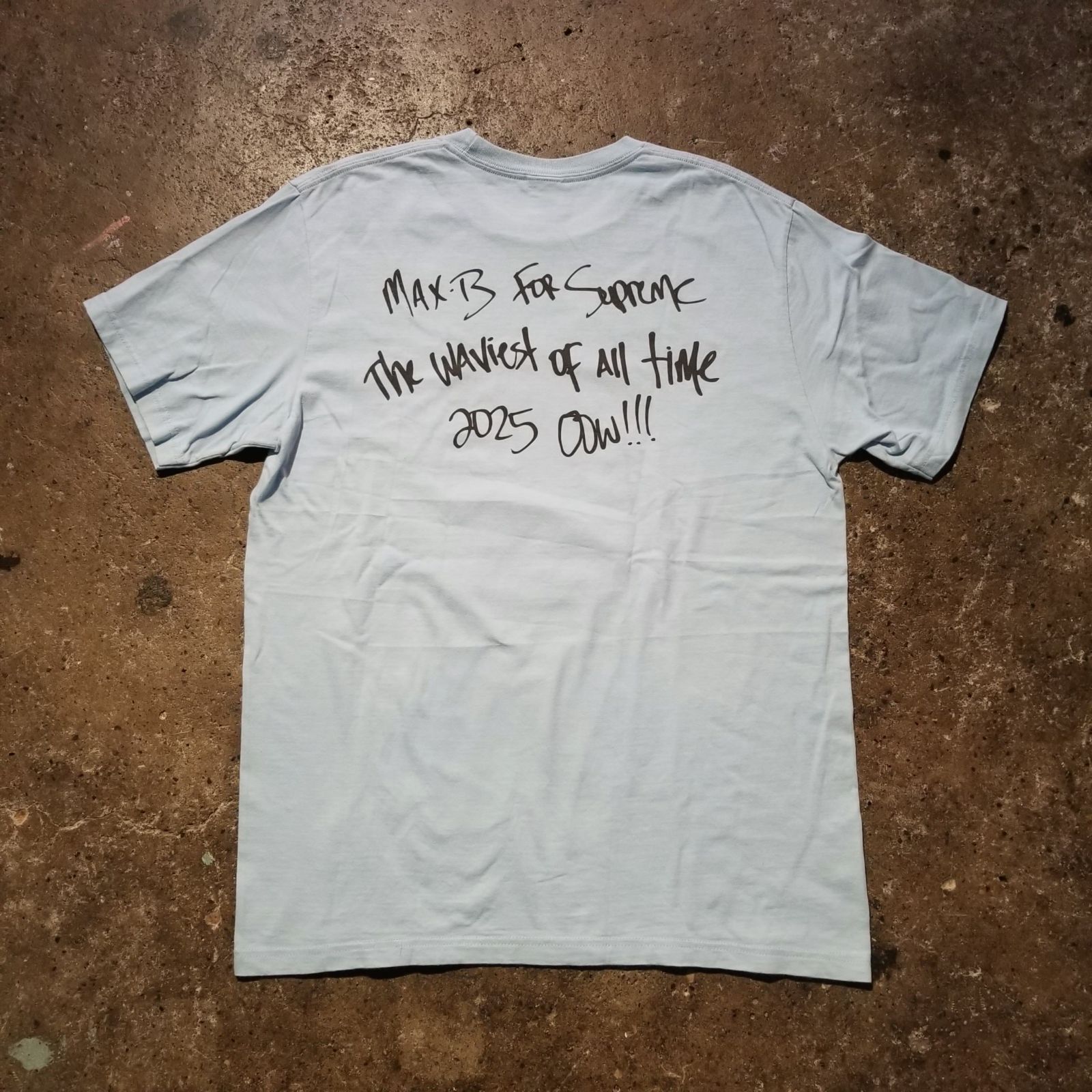 Supreme 25ss Max B Tee Powder Blue M シュプリーム マックスB T