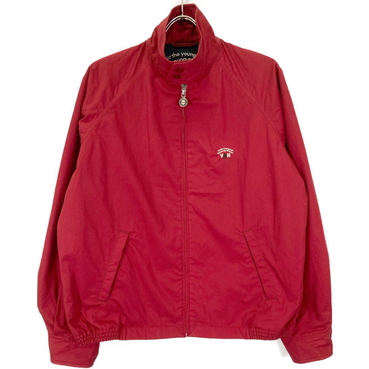 極美品　VAN JACKET ヴァンヂャケット　レッド ジャンパー　薄手 極美品 VAN JACKET ヴァンヂャケット レッド ジャンパー 薄手 極