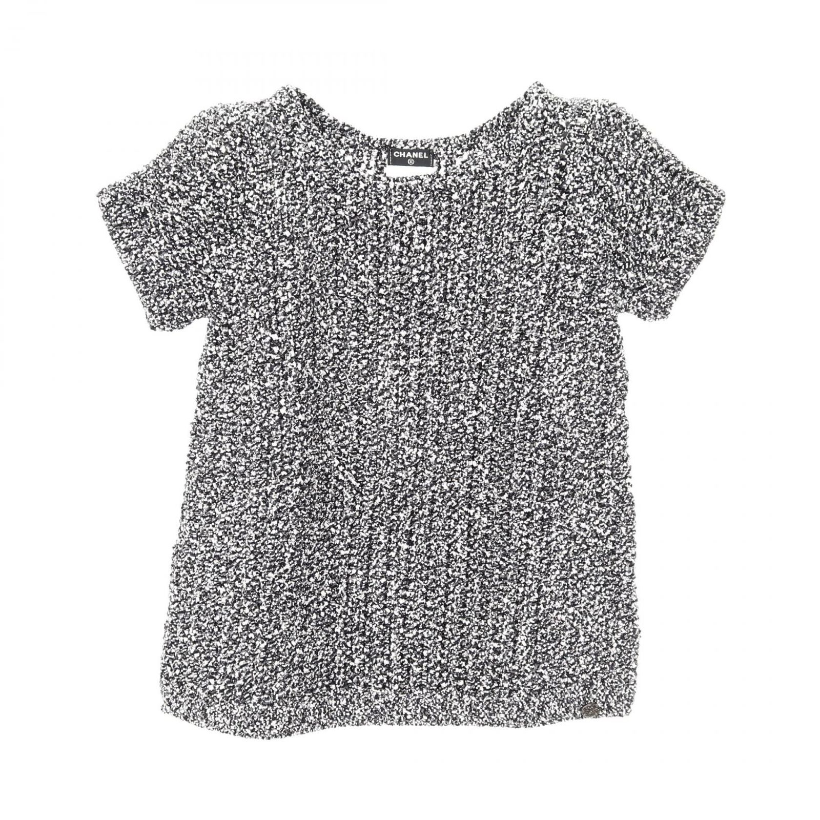 最終値下げ‼️CHANEL⭐️カシミア混⭐️Mサイズ⭐️新作ニット⭐️リボン　新品未使用 シャネル CHANEL ニット【中古】
