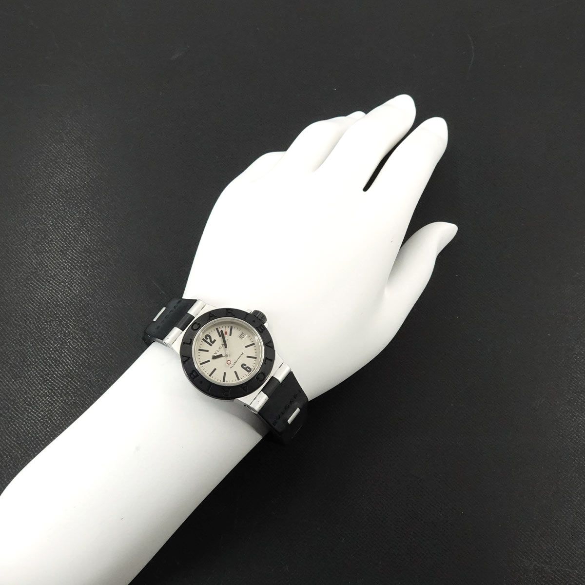 ブルガリ BVLGARI アルミニウム AL29A ヴィンテージ レディース 腕時計 