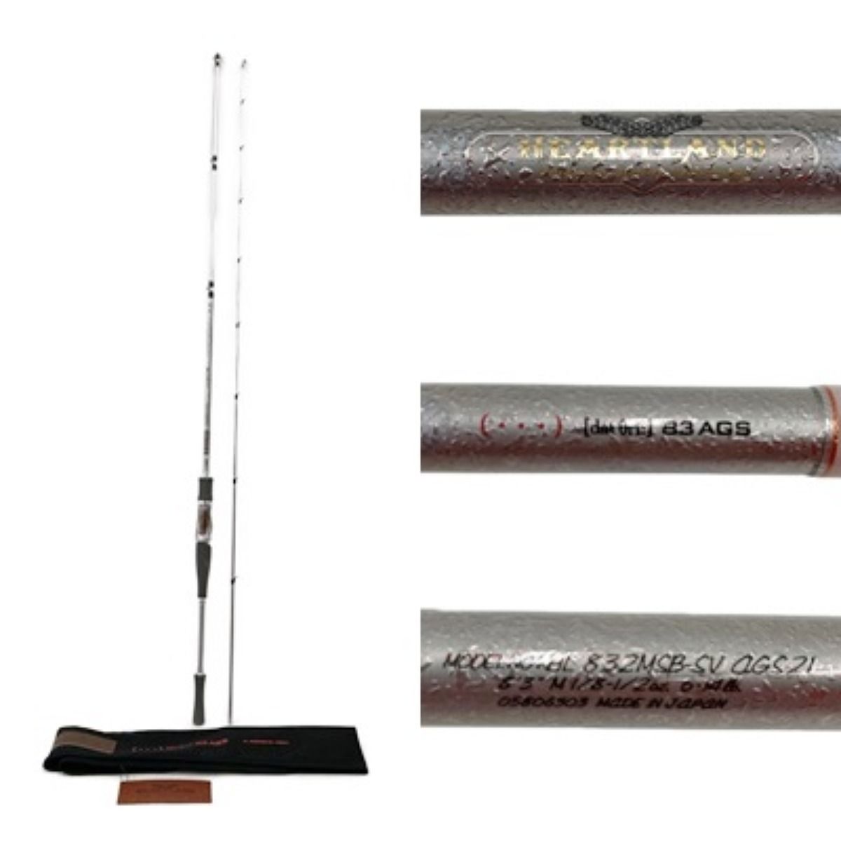 ▪️超美品▪️ダイワハートランド▪️HL832MSB-SV AGS21▪️希少 〇〇DAIWA ダイワ HERTLAND ハートランド（…）[dat θríː] 83 AGS HL832