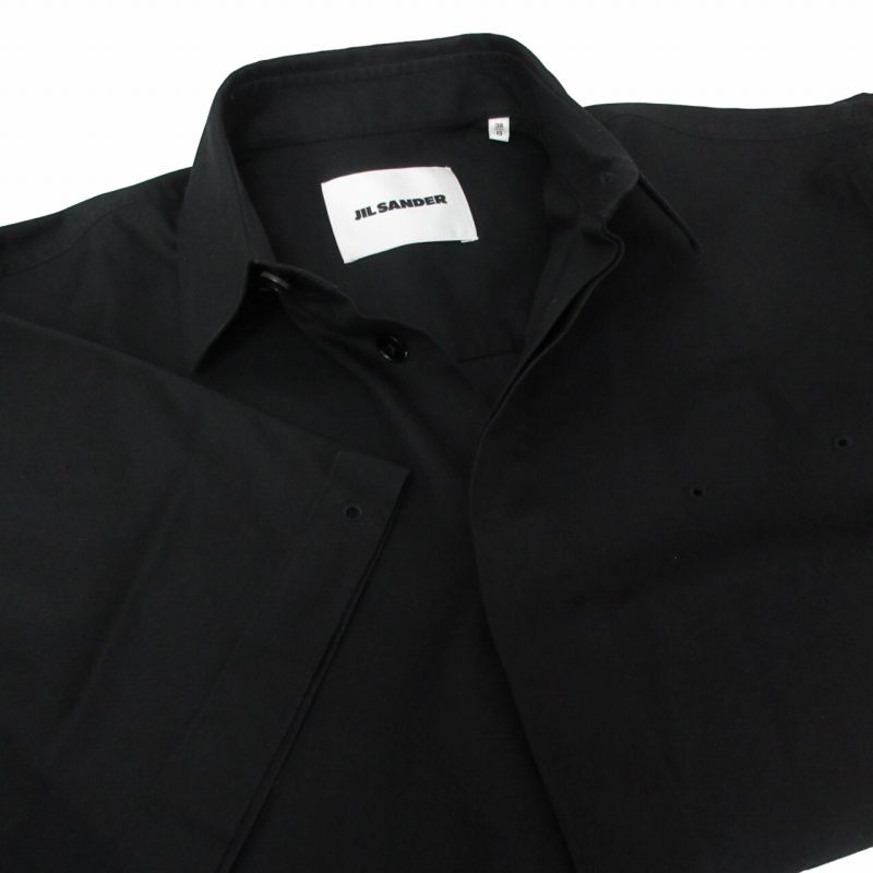 ジルサンダー JIL SANDER 美品 21SS 比翼シャツ 半袖 ベンチレーション 