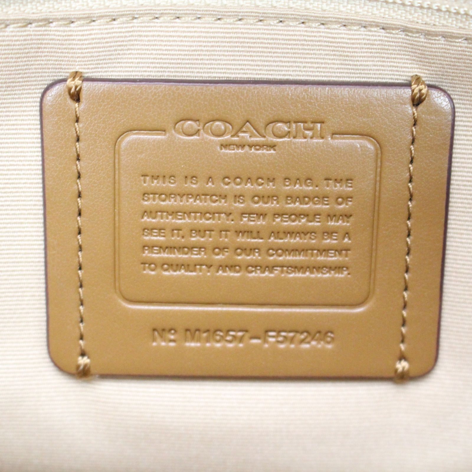 COACH コーチ トートバッグ F57246 ミルクビーチウッド - トートバッグ