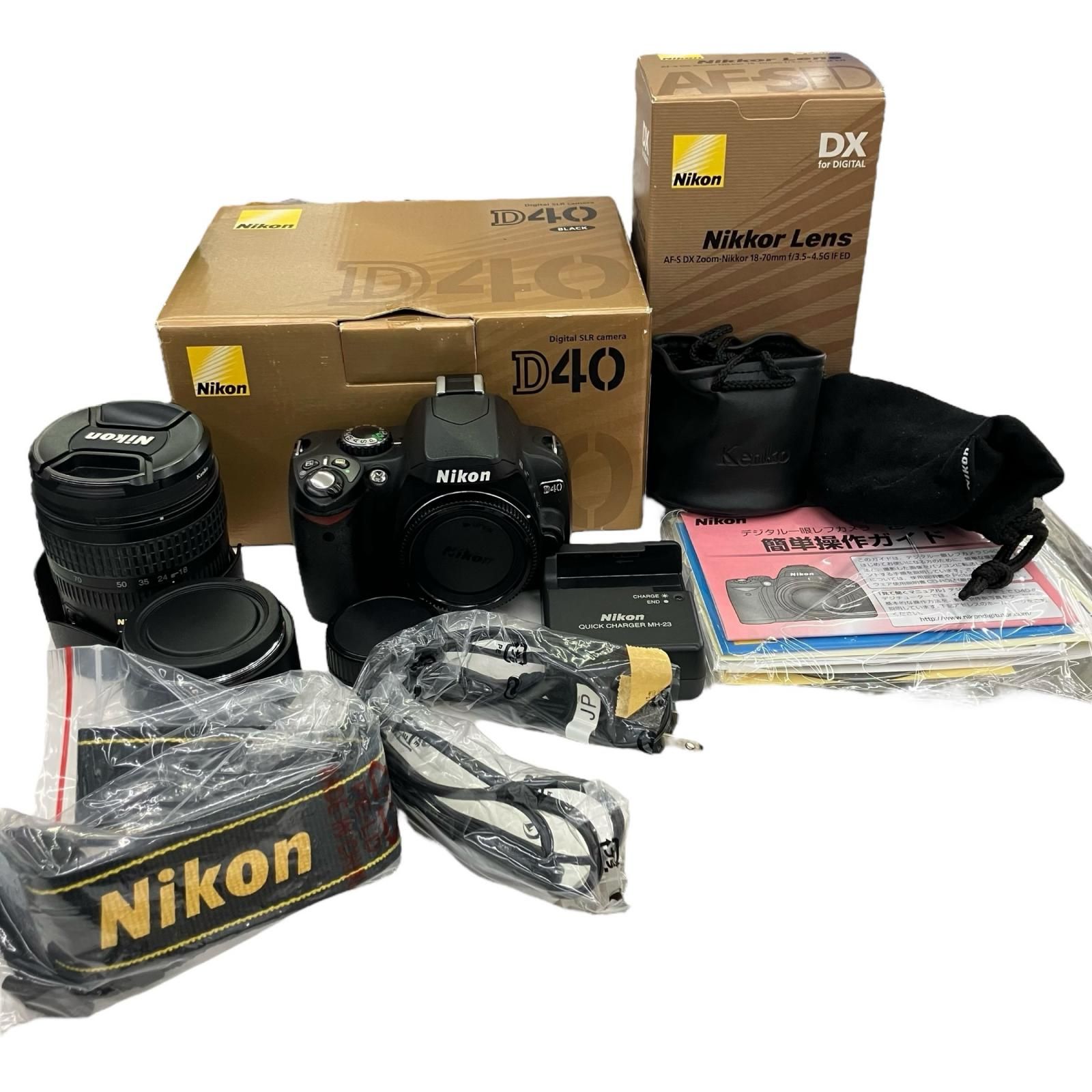 186000 動作未 Nikon ニコン 一眼レフカメラ D40 ブラック