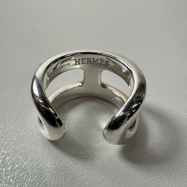 【希少】HERMES Osmose PM リング オスモズ HERMES エルメス オスモズ Osmos PM リング 56 16号 シルバー製