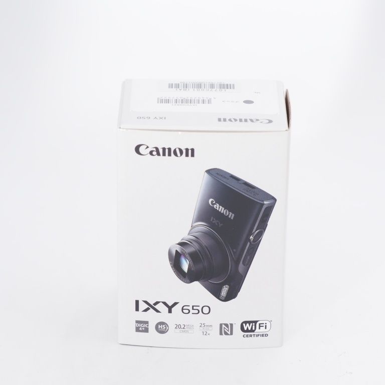 未使用品】Canon キヤノン コンパクトデジタルカメラ IXY 650 ブラック 光学12倍ズーム/Wi-Fi対応 IXY650BK - メルカリ