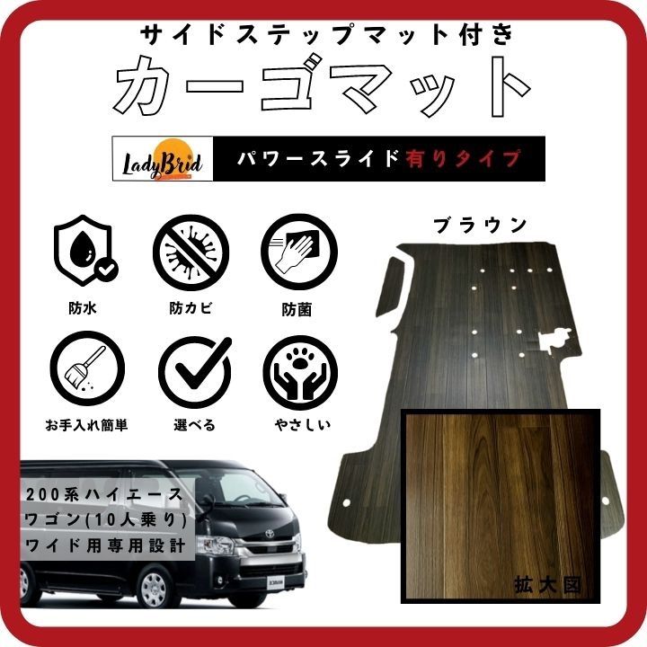 ハイエースバン 200系スーパーGL ナロー用 カーゴマットChanman
