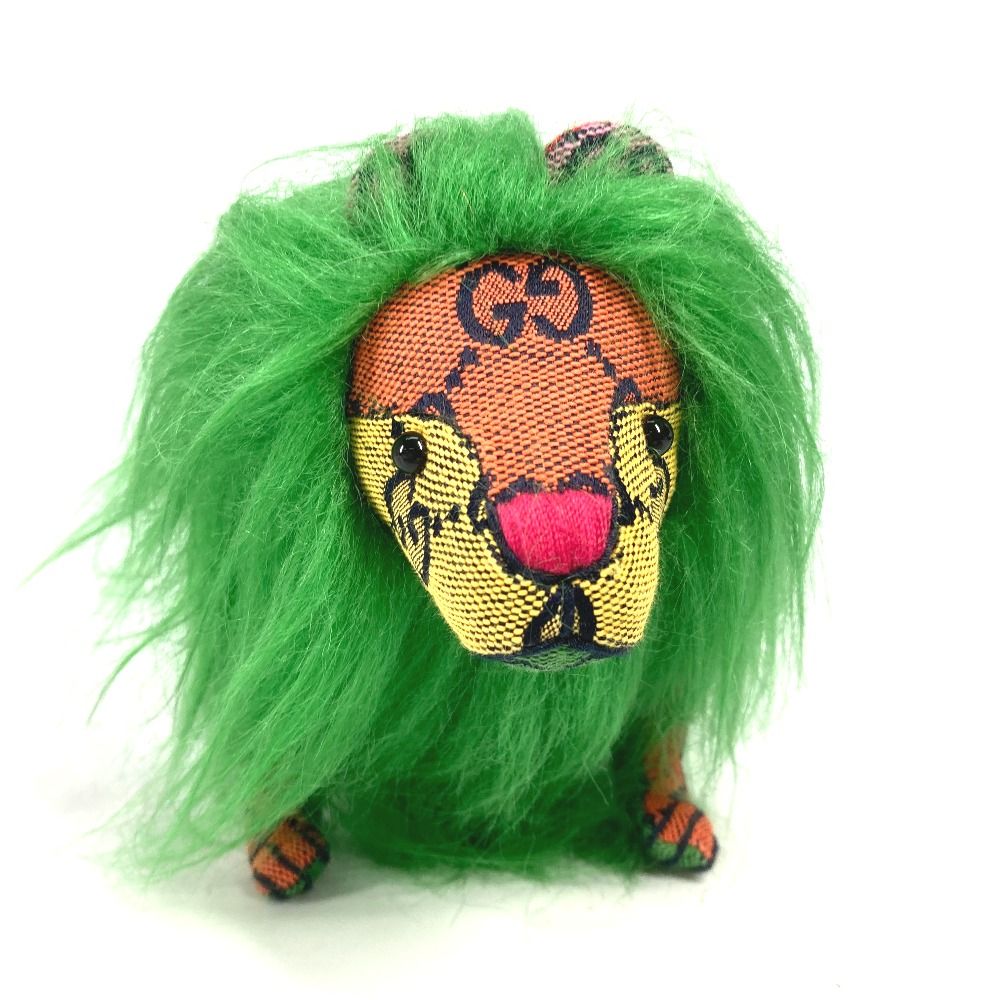 Gucciぬいぐるみデコラティブライオン GUCCI - グッチ GUCCI GG デコラティブ ライオン 670235 人形