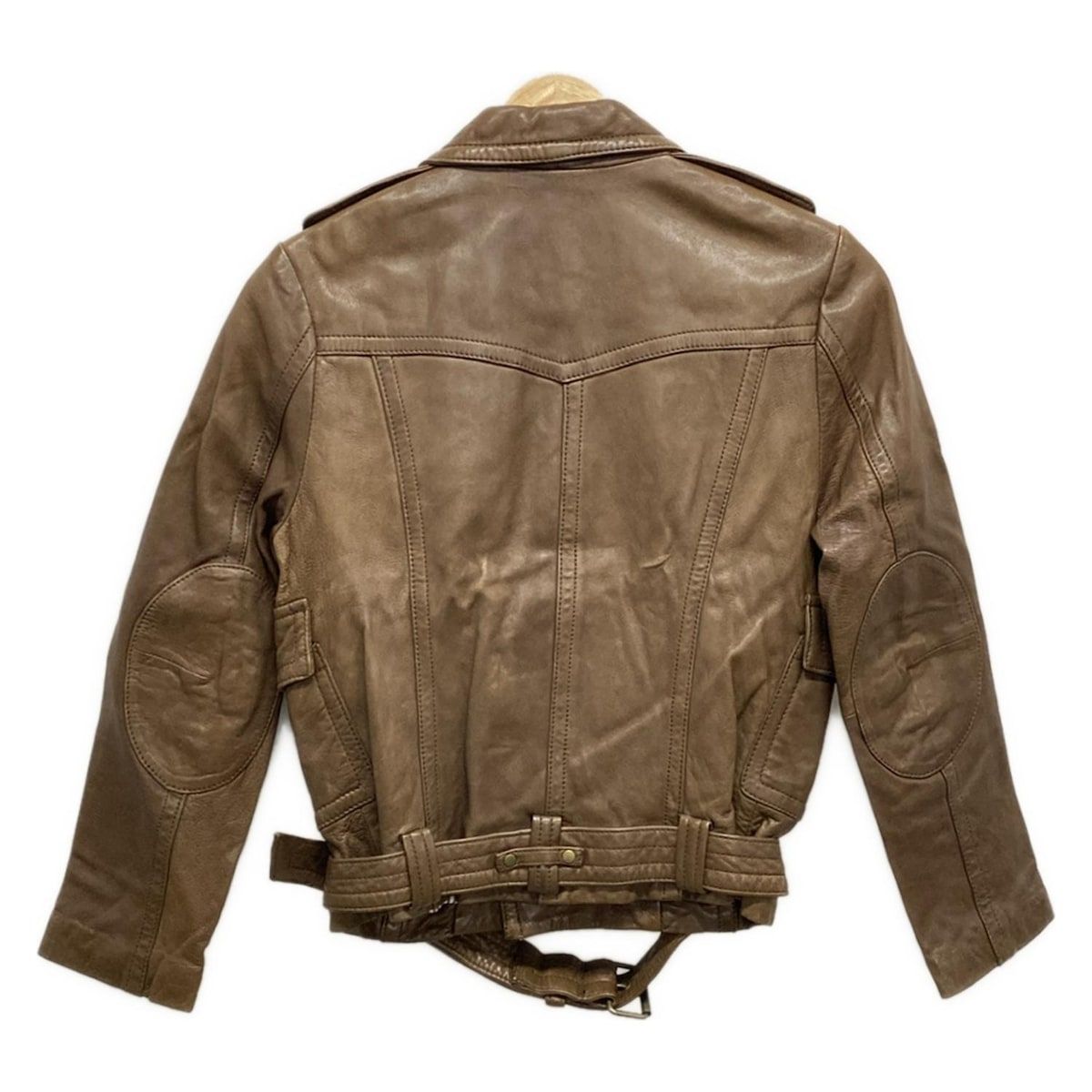 Diagram GRACE CONTINENTAL ダイアグラム ライダースジャケット サイズ36 S レディース - ダークブラウン 長袖 レザー 春 秋