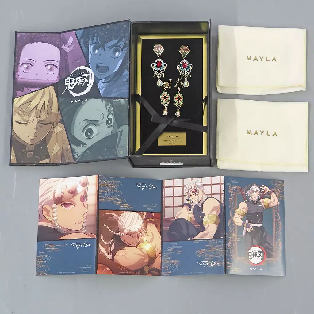 銀製品 指輪 アクセサリー 宇髄天元 アイコニックイヤオブジェ イヤリング ～コンプリートセット～ 鬼滅の刃×Produced by MAYLA