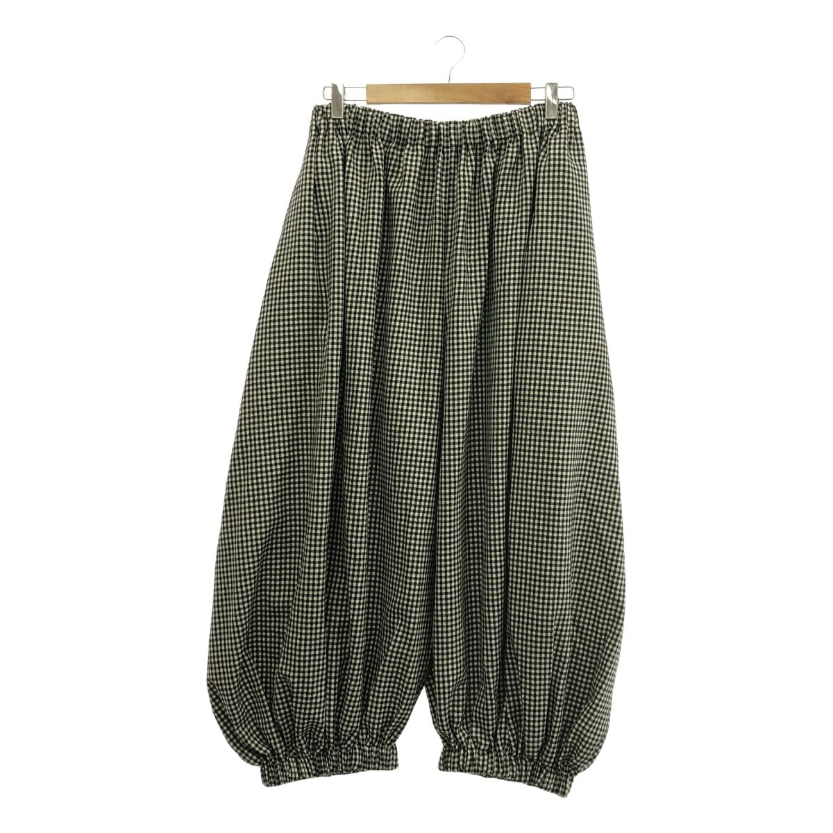 COMME des GARCONS | コムデギャルソン | 2021AW | ドローストリング バルーン オーバーパンツ | M | ホワイト|ブラック | レディース
