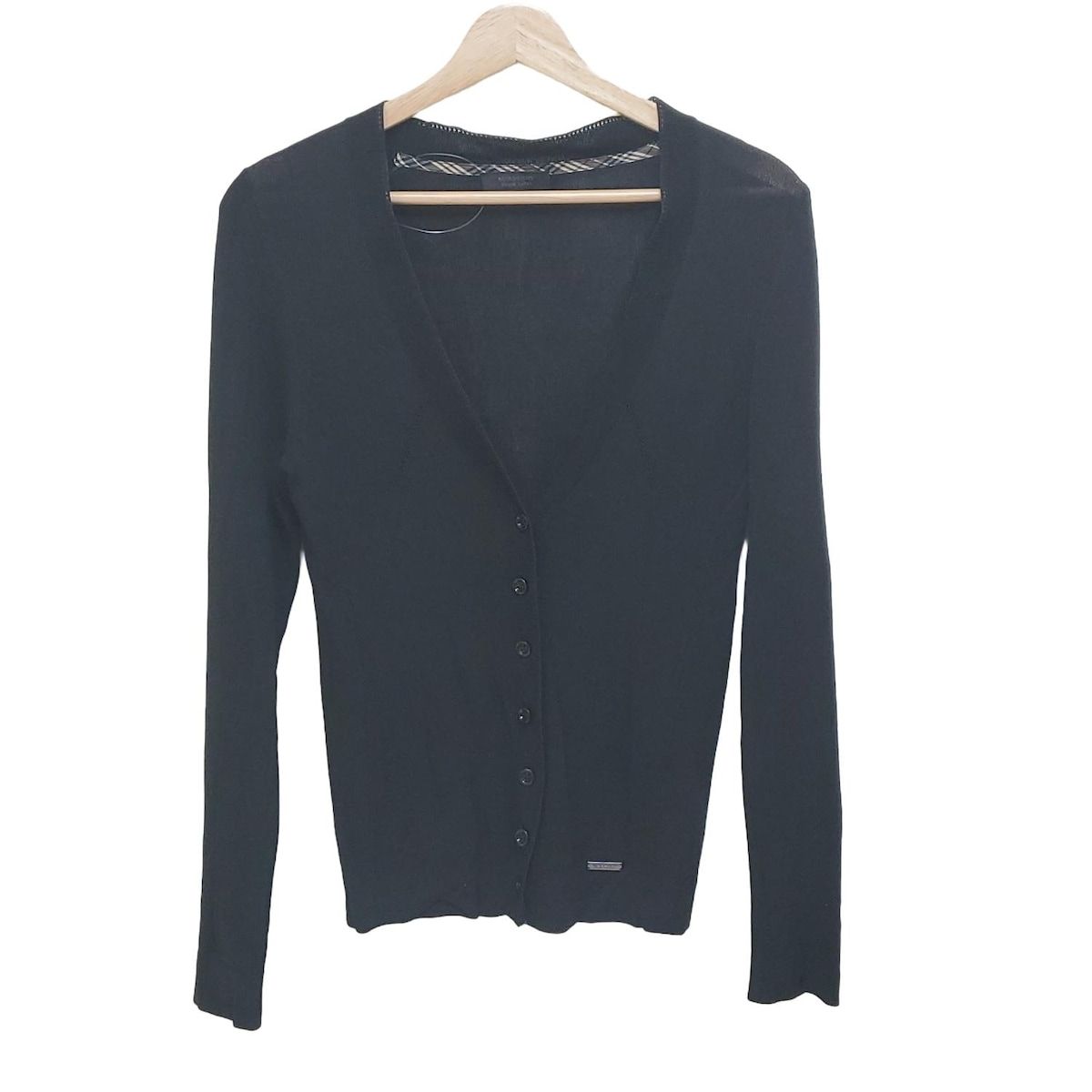Burberry Black Label バーバリーブラックレーベル カーディガン サイズ38 M メンズ - 黒 長袖