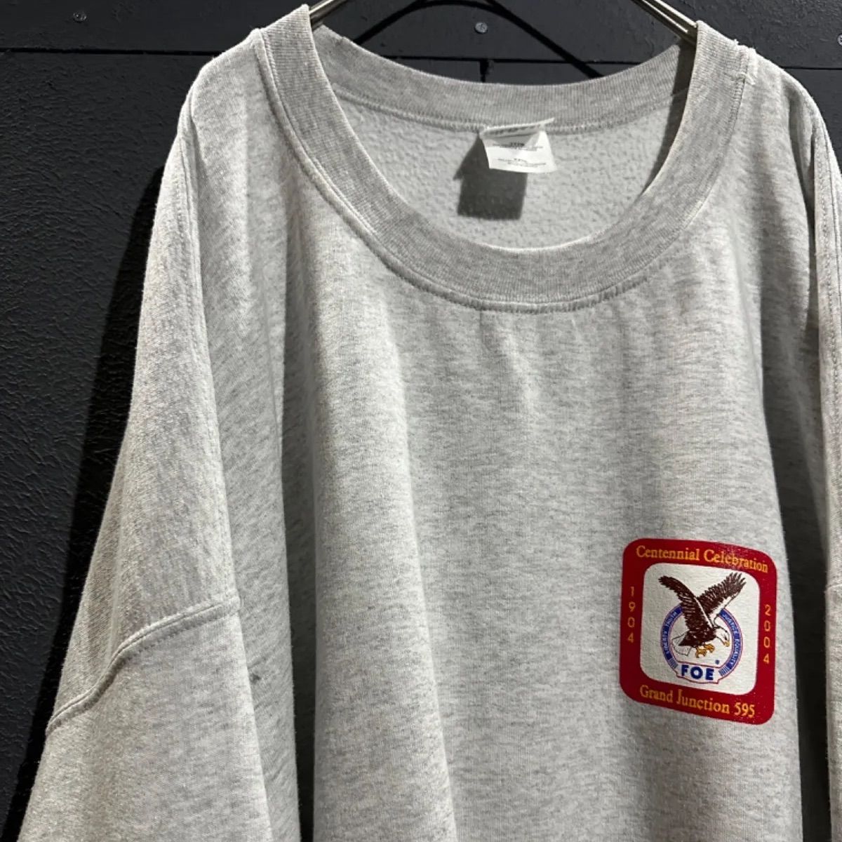 2000s XXXL アニマルプリント スウェット トレーナー イーグル 