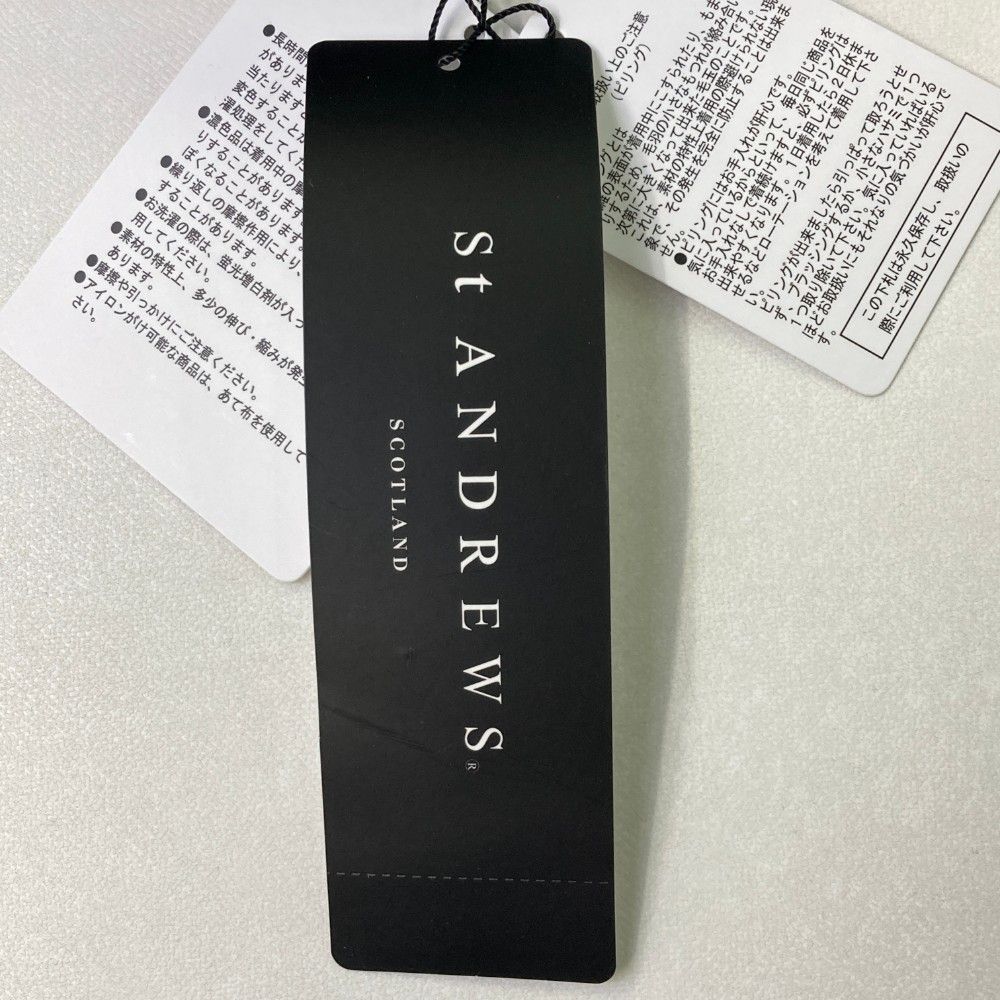 サイズ：M ST ANDREWS セントアンドリュース 裏地付 ニットセーター