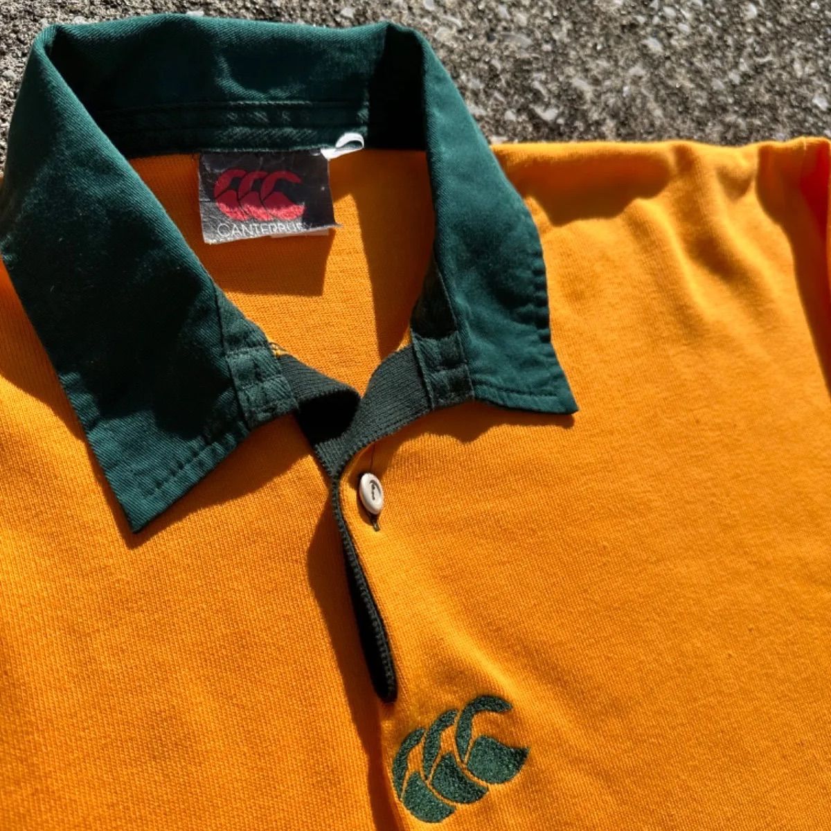 90s Canterbury vintage rugger shirt wallabies color made in