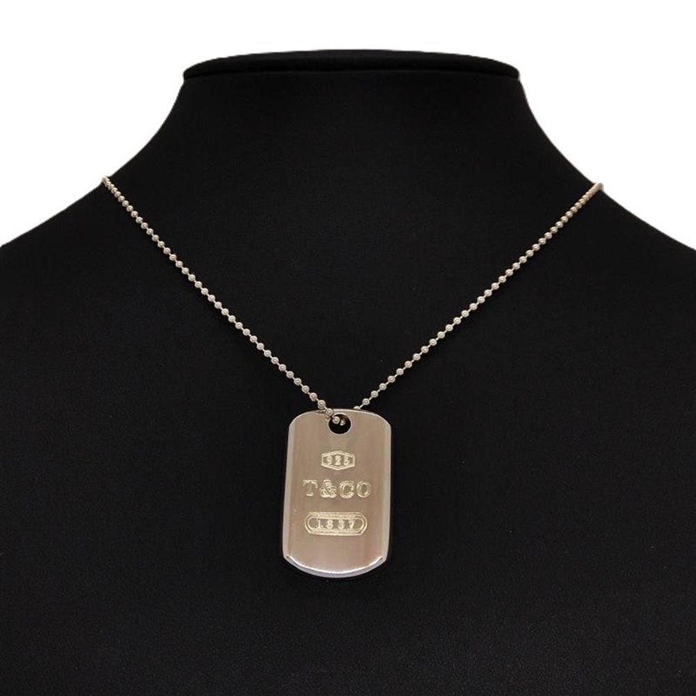 ティファニー Tiffany&Co. 1837 ドッグタグ ネックレス SV925