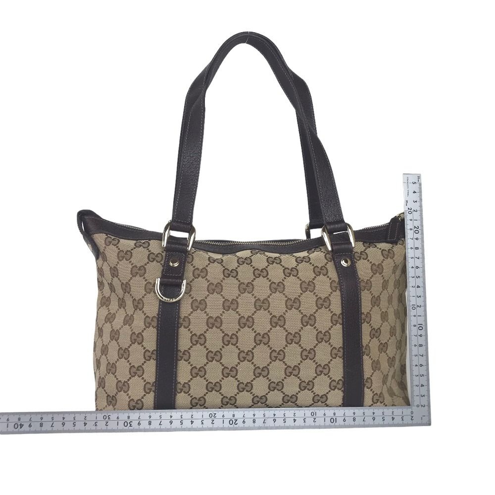 GUCCI グッチ トートバッグ アビー 141470 GGキャンバス ベージュ 