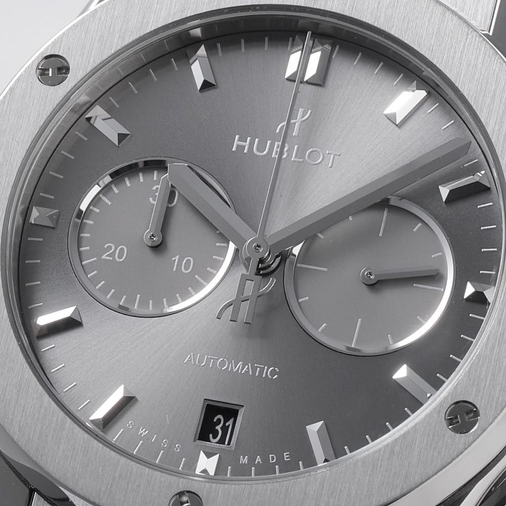 ウブロ自動巻き時計 クロノグラフ グレー ウブロ自動巻き時計 クロノグラフ グレー クラッシックフュージョン