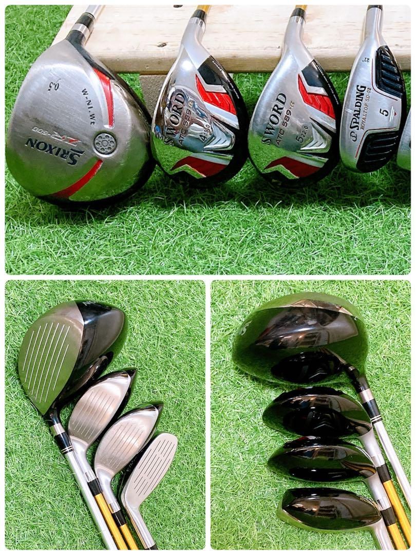 N2.スリクソン 初心者オススメ ゴルフクラブ メンズセット 右利き N2