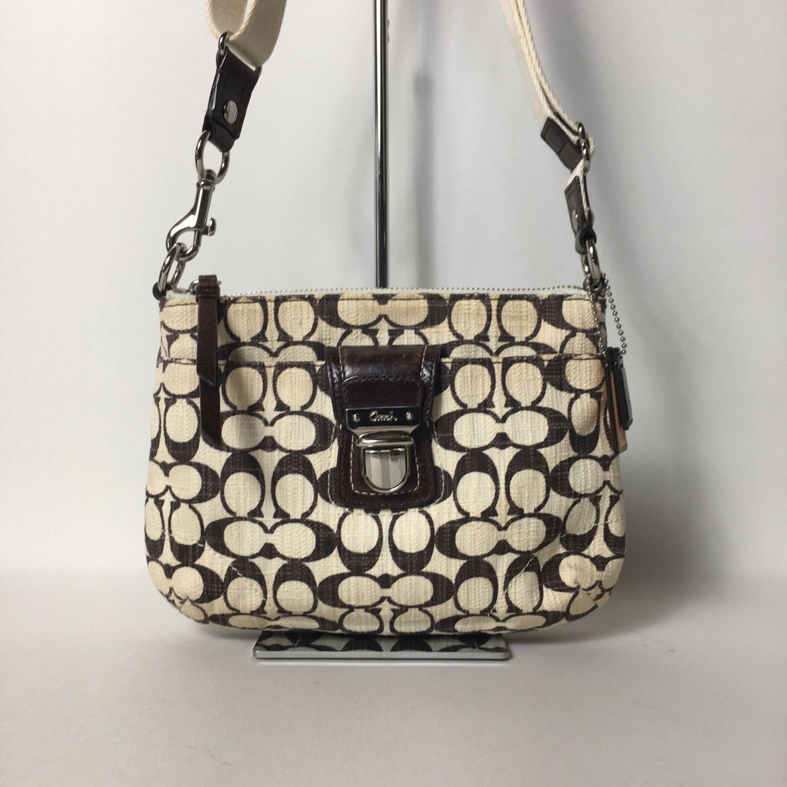 2506-262｜美品｜コーチ シグネチャー ショルダーバッグ ダークブラウン 2506-262｜美品｜コーチ シグネチャー ショルダーバッグ ダーク