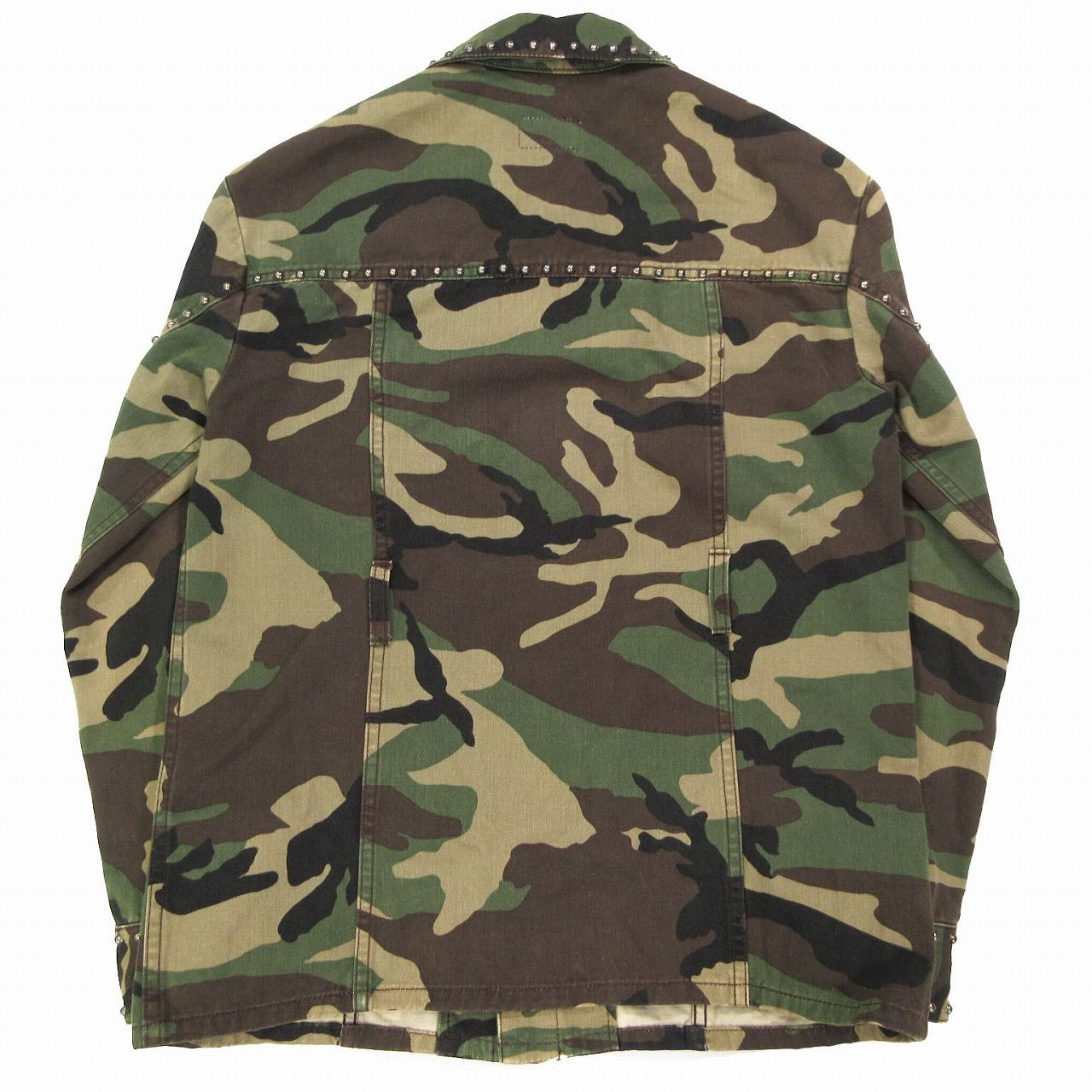 サンローラン パリ Saint Laurent 迷彩 カモフラ パーカー SAINT サン
