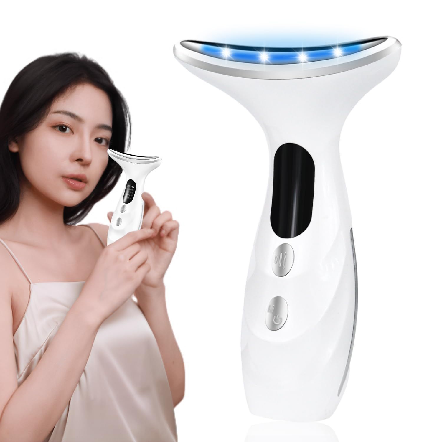 4つモード ネックケアリフト フェイスケア ボディケア 美容器 1台多役 EMS多機能美顔器 美顔器 USB充電式 美顔器 超軽量 簡単操作 持ち運び便利 男女兼用 リフトアップ 誕生日 母の日 日本語取