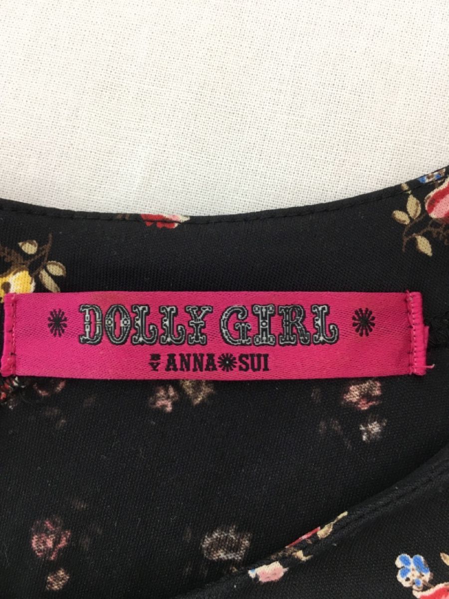 ANNA SUI アナスイ 小花柄 ワンピース size2/黒 □◇ レディース