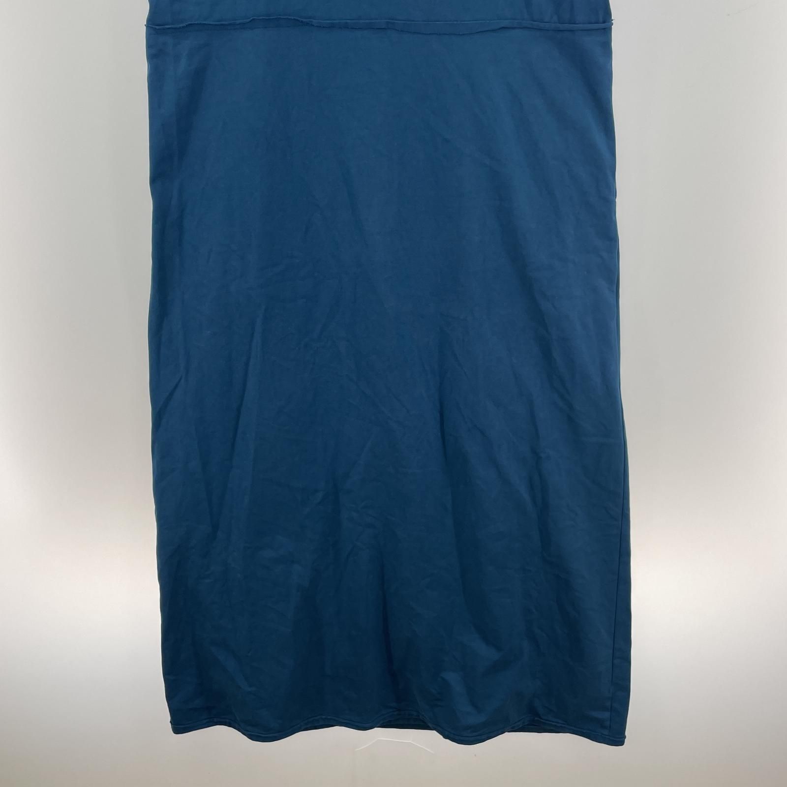 mina perhonen / ノースリーブワンピース/38/コットン/CML/無地/aca3100 mina perhonen ミナペルホネン ノースリーブワンピース size38/ブルー