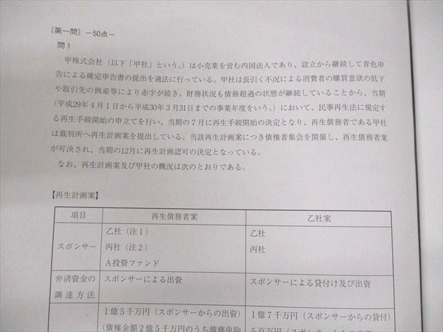 大原　法人税法模擬試験 2005年度 大原簿記 税理士講座 相続税法 模擬試験 問題、解答、解答用紙