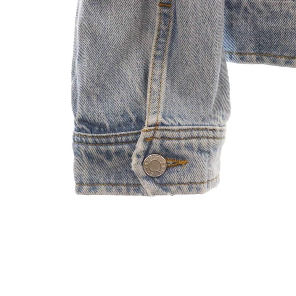 STUSSY (ステューシー) SS-LINK ZIP WORK JACKET ロゴプリント 