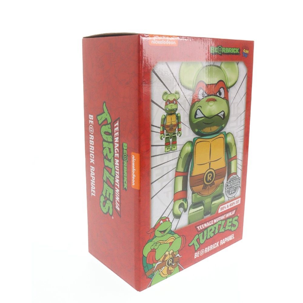 bearbrickタートルズ  Raphael 400%100%新品未開封 MEDICOM TOY (メディコムトイ) BE@RBRICK TEENAGE MUTANT NINJA