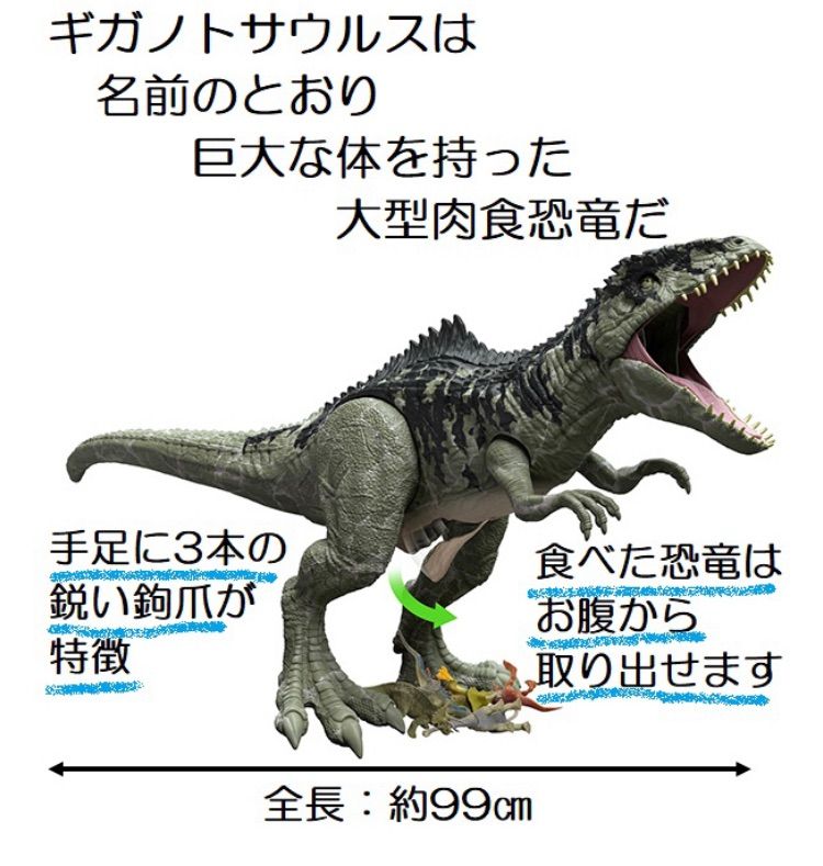 新品未使用 マテル ジュラシックワールド (JURASSIC WORLD) 新たなる