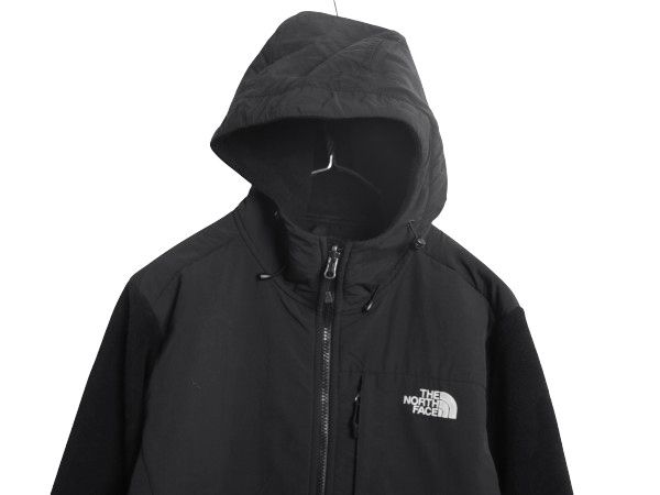 なクーポン配布中! ノースフェイス フード付き デナリ ジャケット レディース L | アウトドア フリース ナイロン パーカー ジャンパー フルジップ ブルゾン 黒