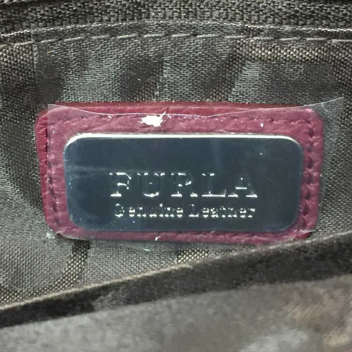 フルラ FURLA トートバッグ ワインレッド 中古 美品 - ブランド