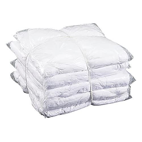 日光物産 新メリヤスウエス 縫い目無し 白 2kg×10袋 1セット入り |3-1813-01