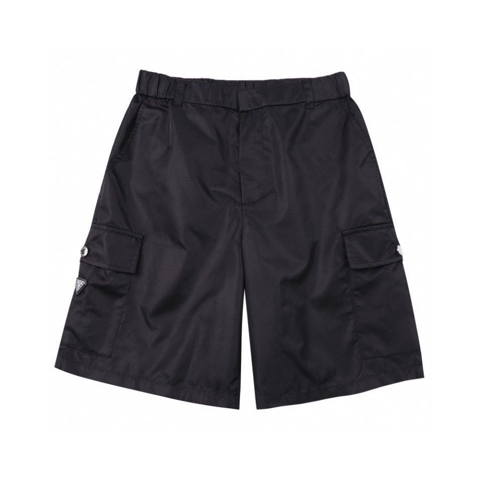 re-nylon ナイロン ミッドレングスパンツ カーゴパンツ ブラック